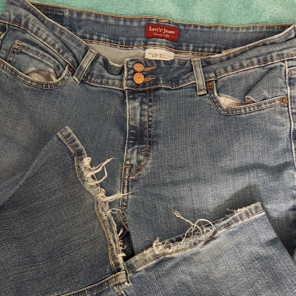 Levi's Blue Slender Boot Cut 526 Women's Jeans